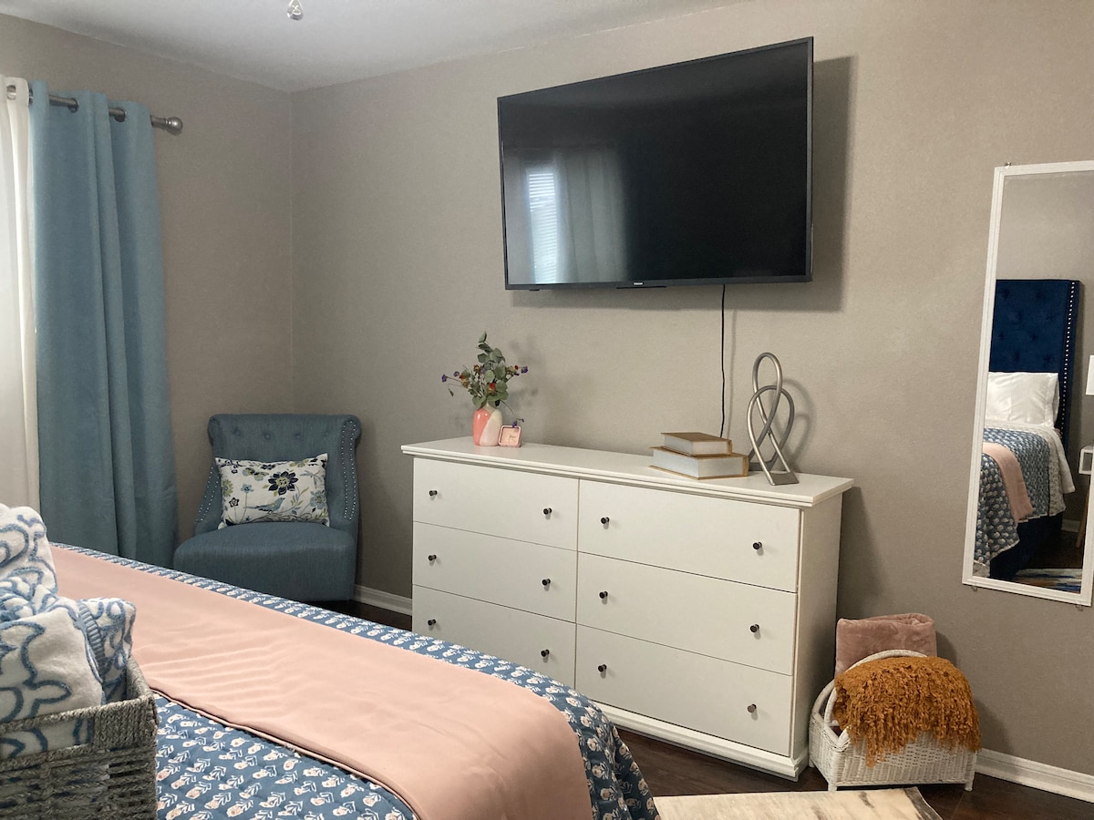 Comfortable bedroom at Stay Awhile